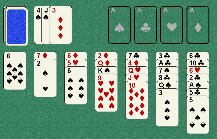 How do you set up solitaire?